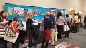 Long lines to meet favorite authors! Totally worth it!