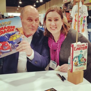 Meeting Jon Scieszka, author of our class read-aloud, Knucklehead! What a funny, down-to-Earth guy he was!